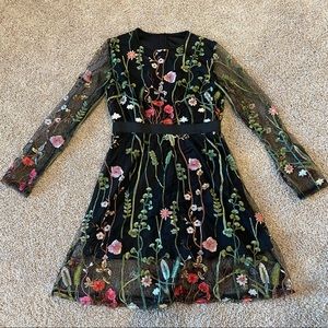 Floral Embroidered Dress